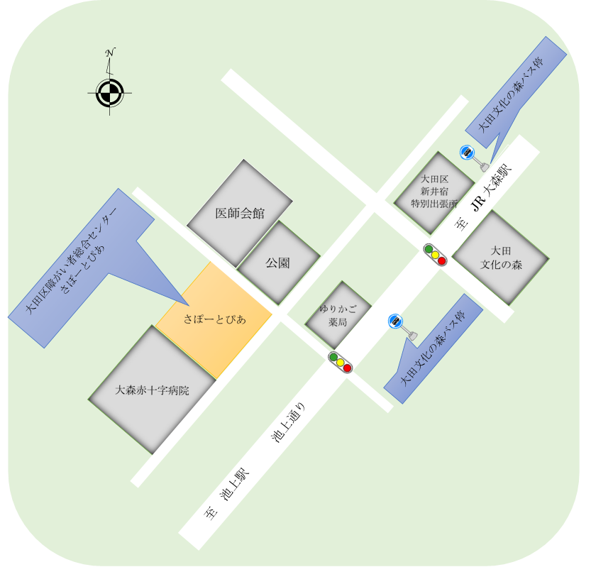 団体の地図・案内図