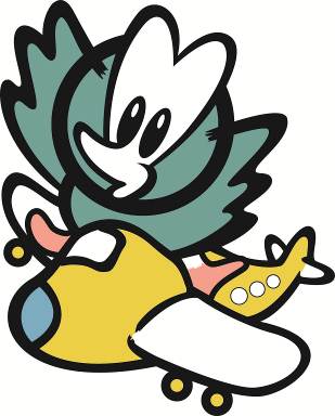 画像：オーちゃん（飛行機）
