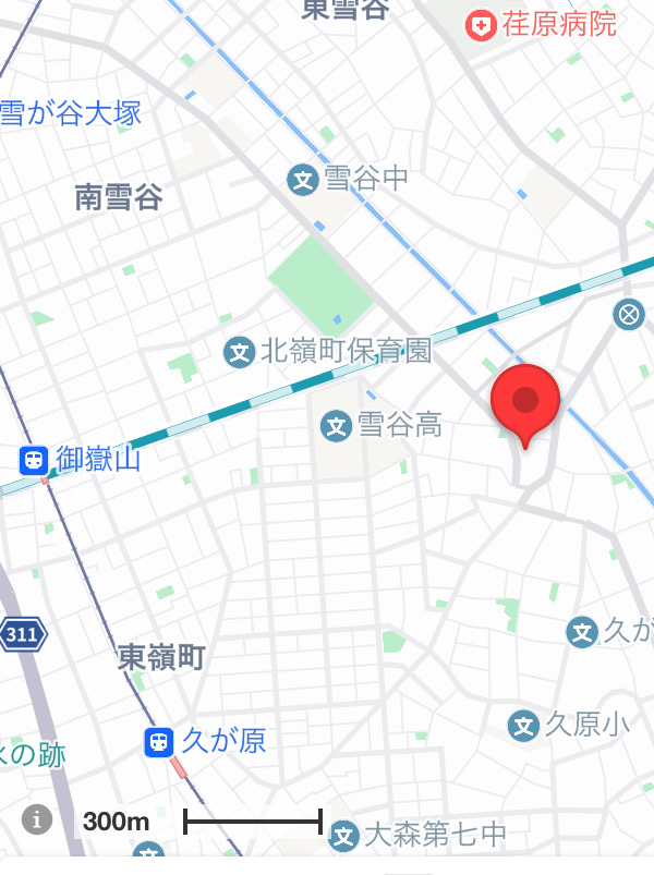 さくら庵への地図