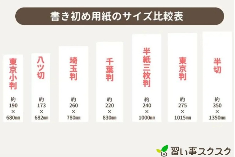 20260104_書初め用紙種類